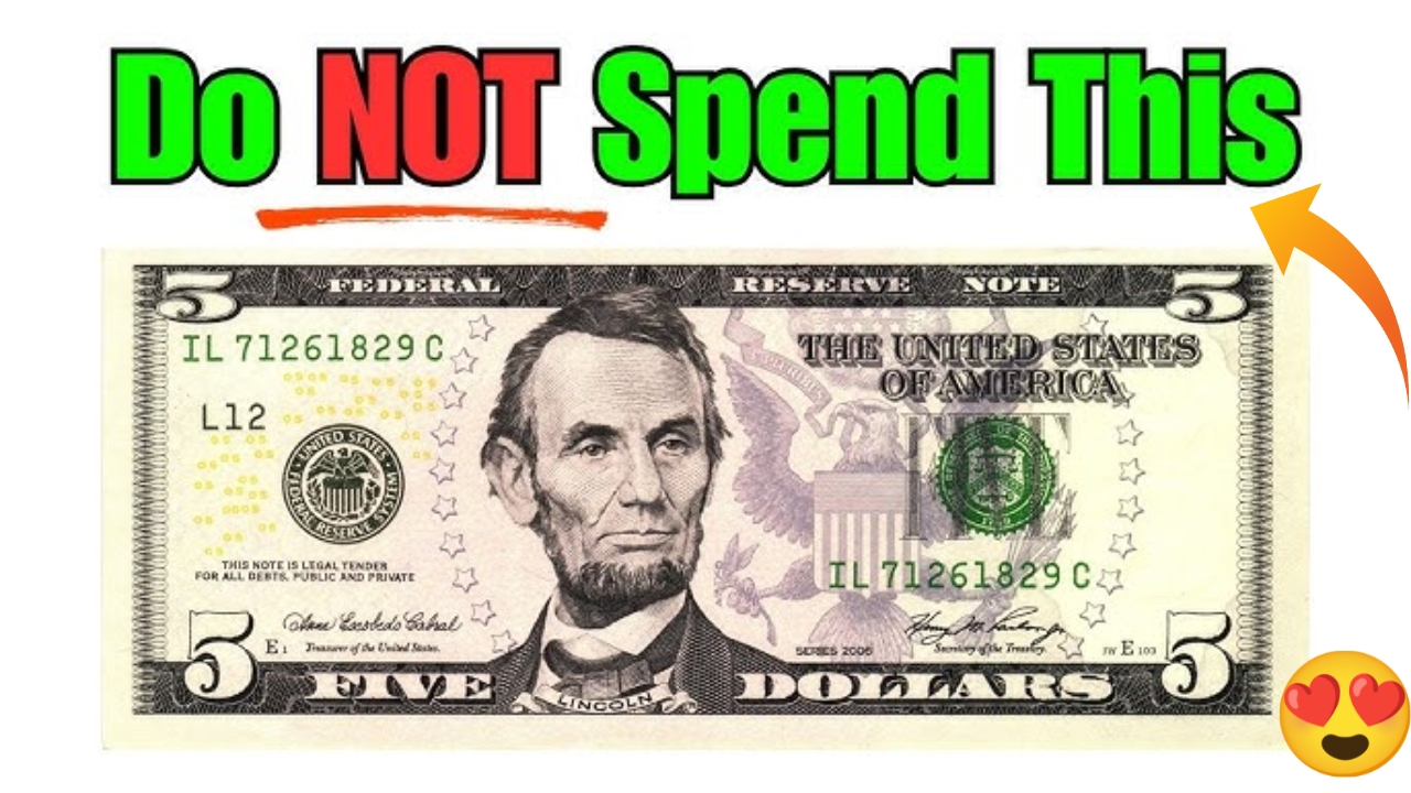 Rare $5 Bill