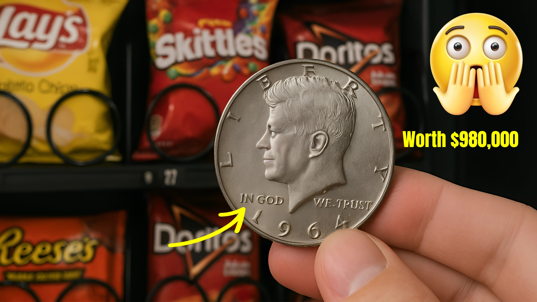 Rare Kennedy Half Dollar Spent on Snacks Later Sells for a Shocking $980,000