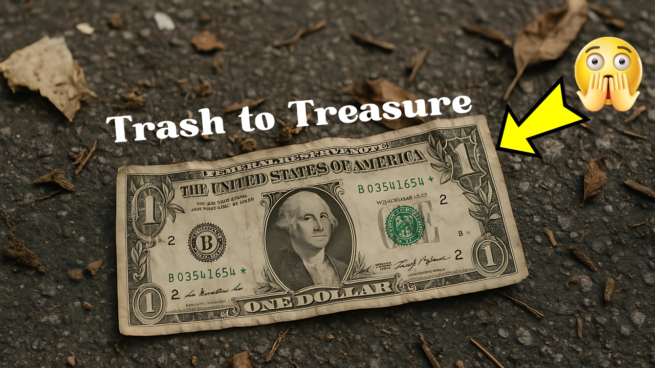 Rare $1 Bill Found in Parking Lot With Printing Error Could Be Worth Up to $89,000